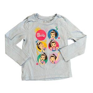 Ms. Rachel Long Sleeve Graphic Tee - 4T
